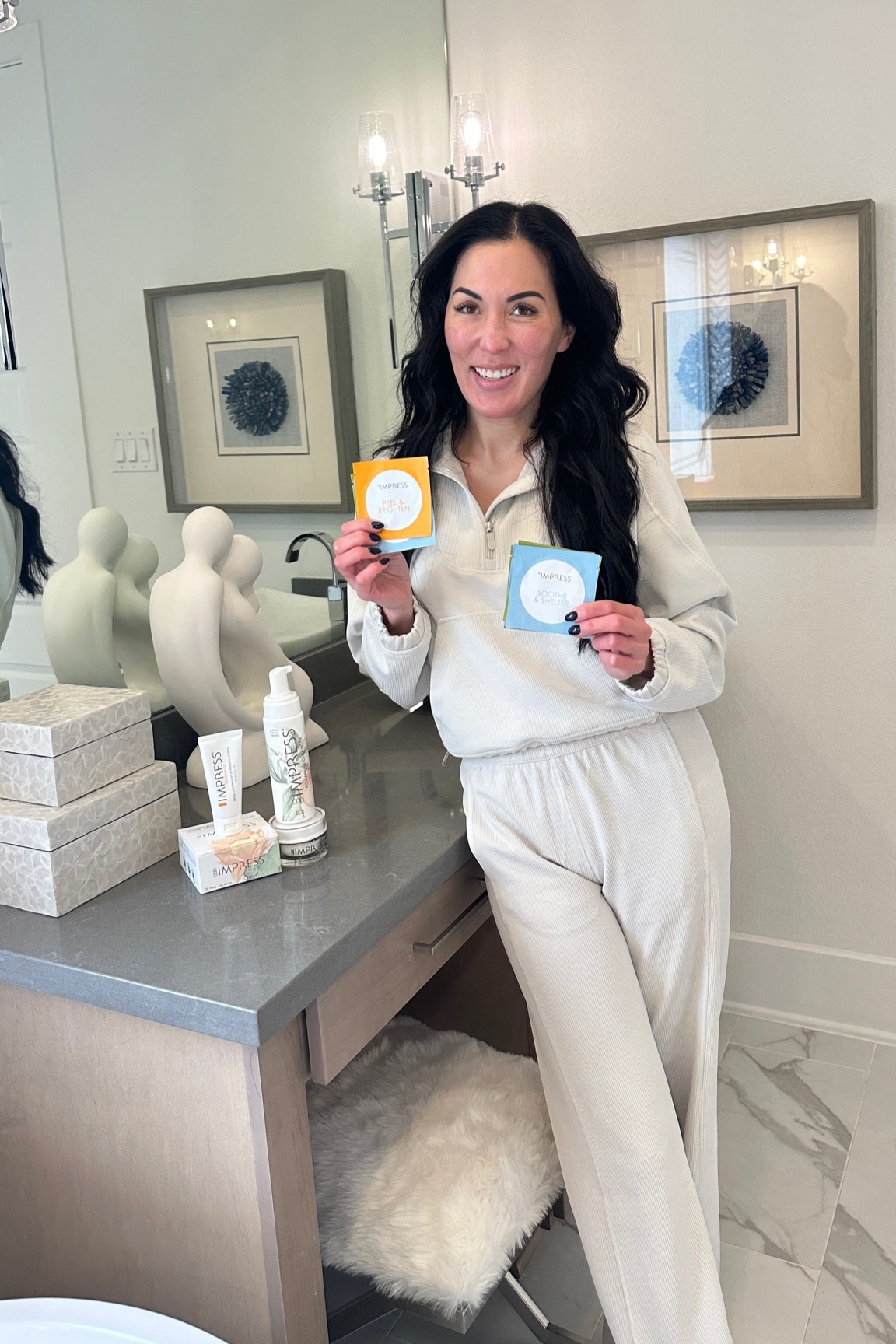 Impress Skincare makes anti-aging skincare simple with their peel pad system! One pad a day that addresses all of your antiaging skin concerns. #impressskincare #impressskincarepartner #myimpressivejourney  

#LTKbeauty #LTKover40