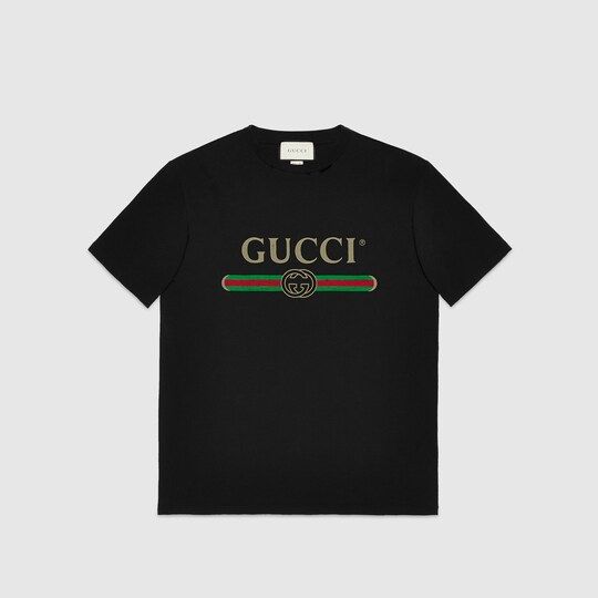 Gucci logo cotton T-shirt | Gucci (US)