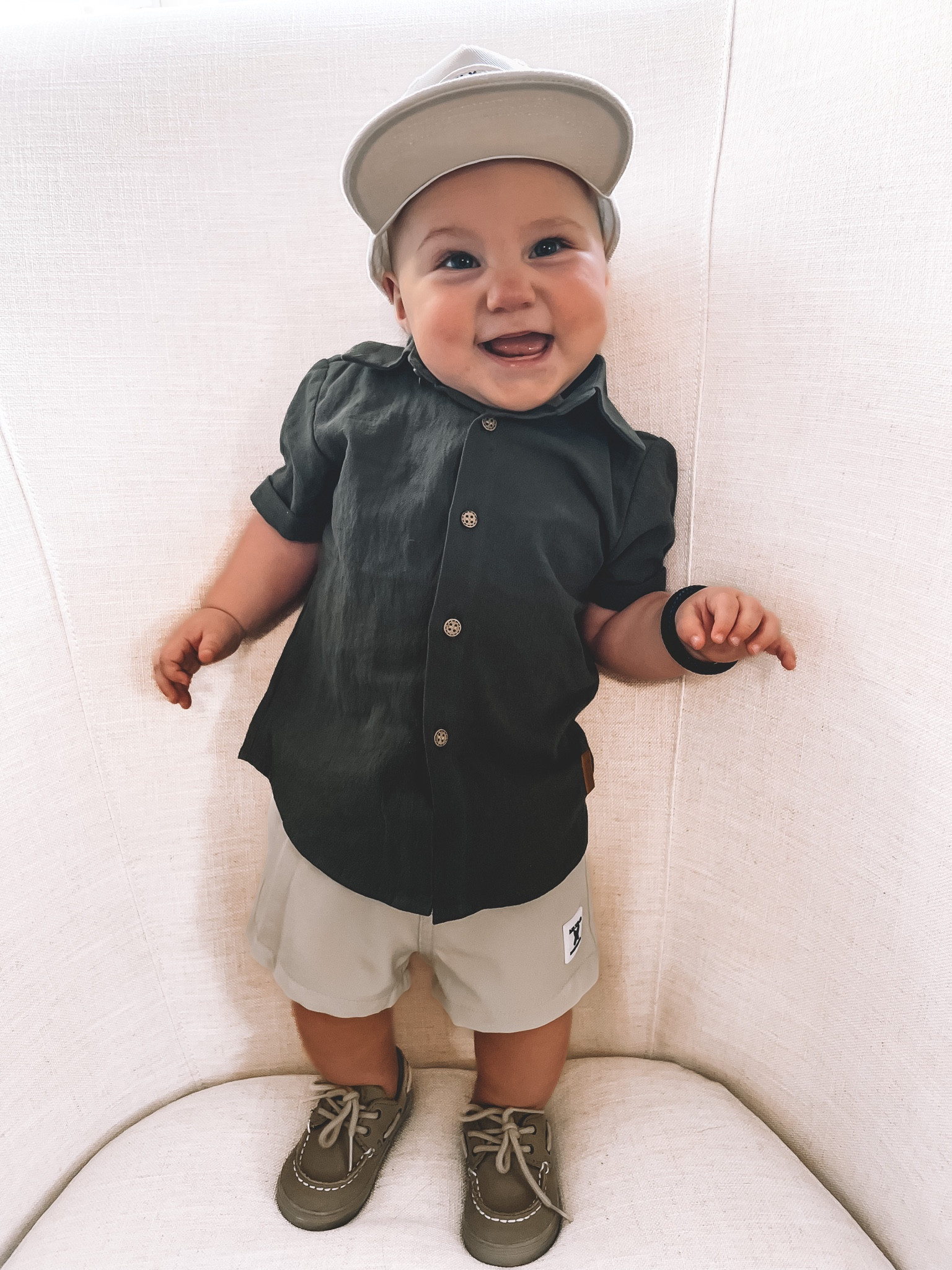 Follow us on Instagram for cute baby boy style inspo @kayla.cantalupo

9 months old, baby boy style, baby outfits, ootd, baby boy fashion, brand rep, motherhood, mom life, boy mom, rad tod, maternity, nursery 

#LTKbaby #LTKstyletip #LTKkids