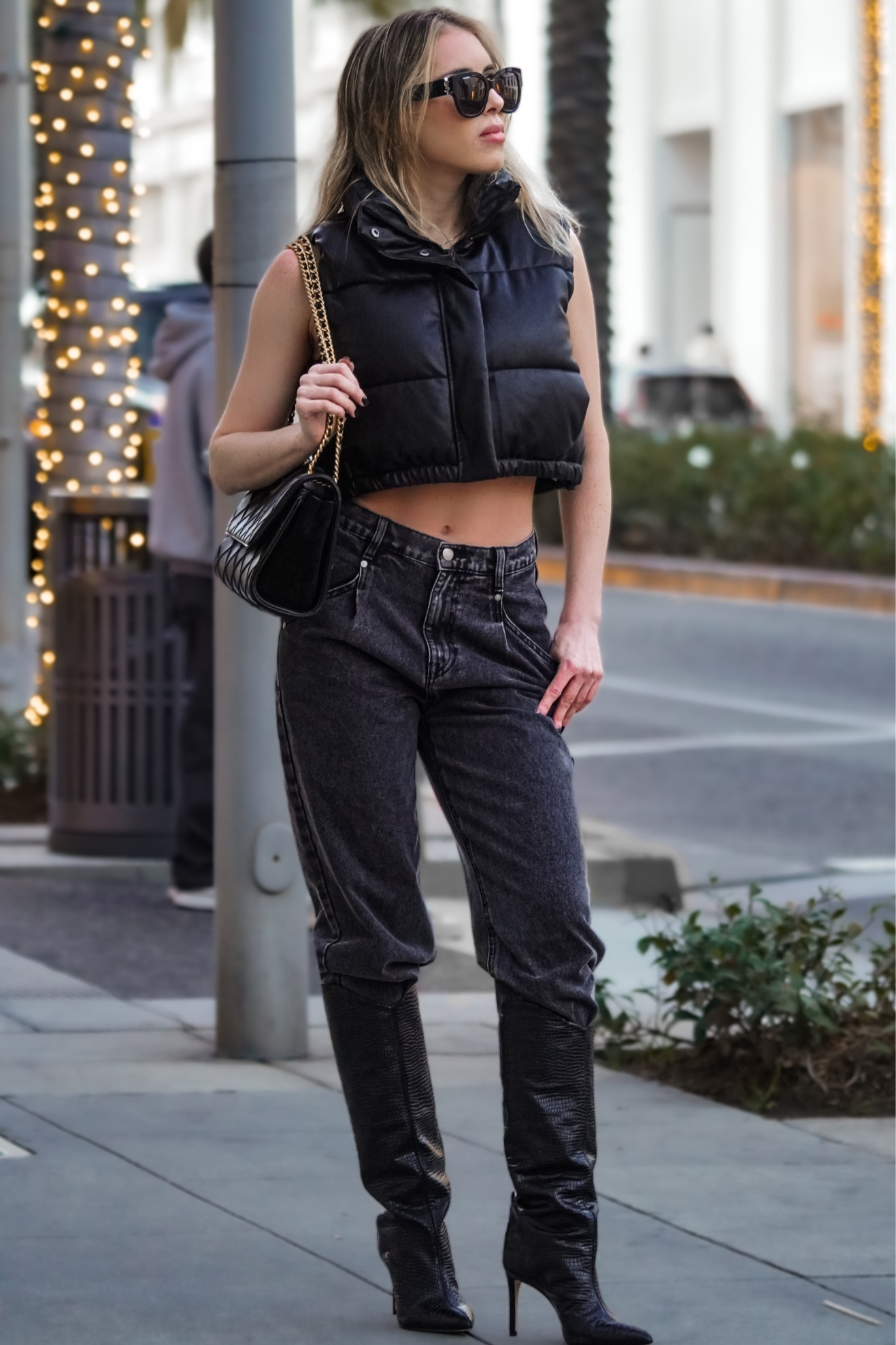 These black boots go with everything! You can wear them with jeans and with a going out dress! #blackboots #boots #casualjeans 

#LTKstyletip #LTKunder50 #LTKshoecrush