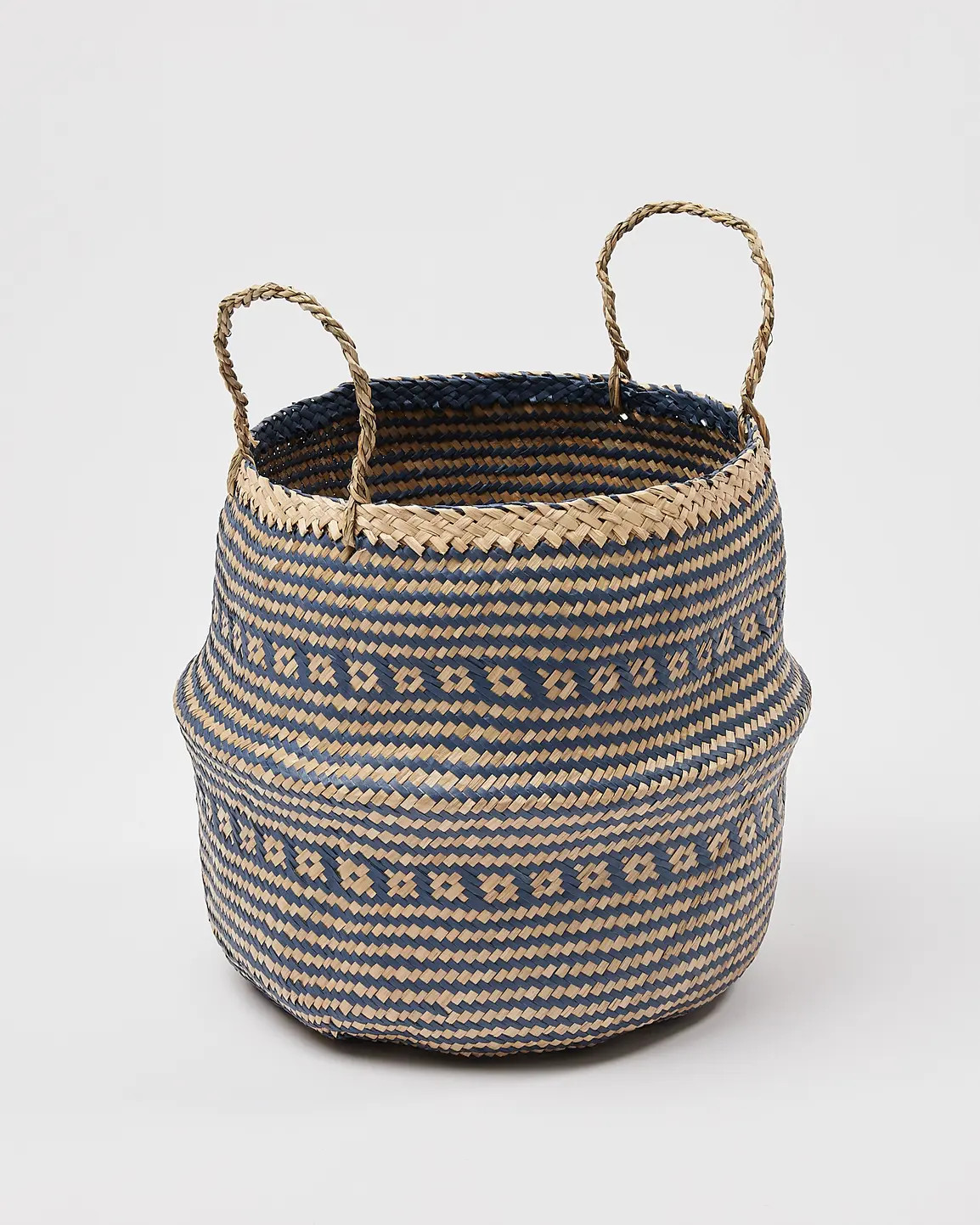 Patterned Seagrass Storage Baskets | Oliver Bonas | Oliver Bonas (Global)
