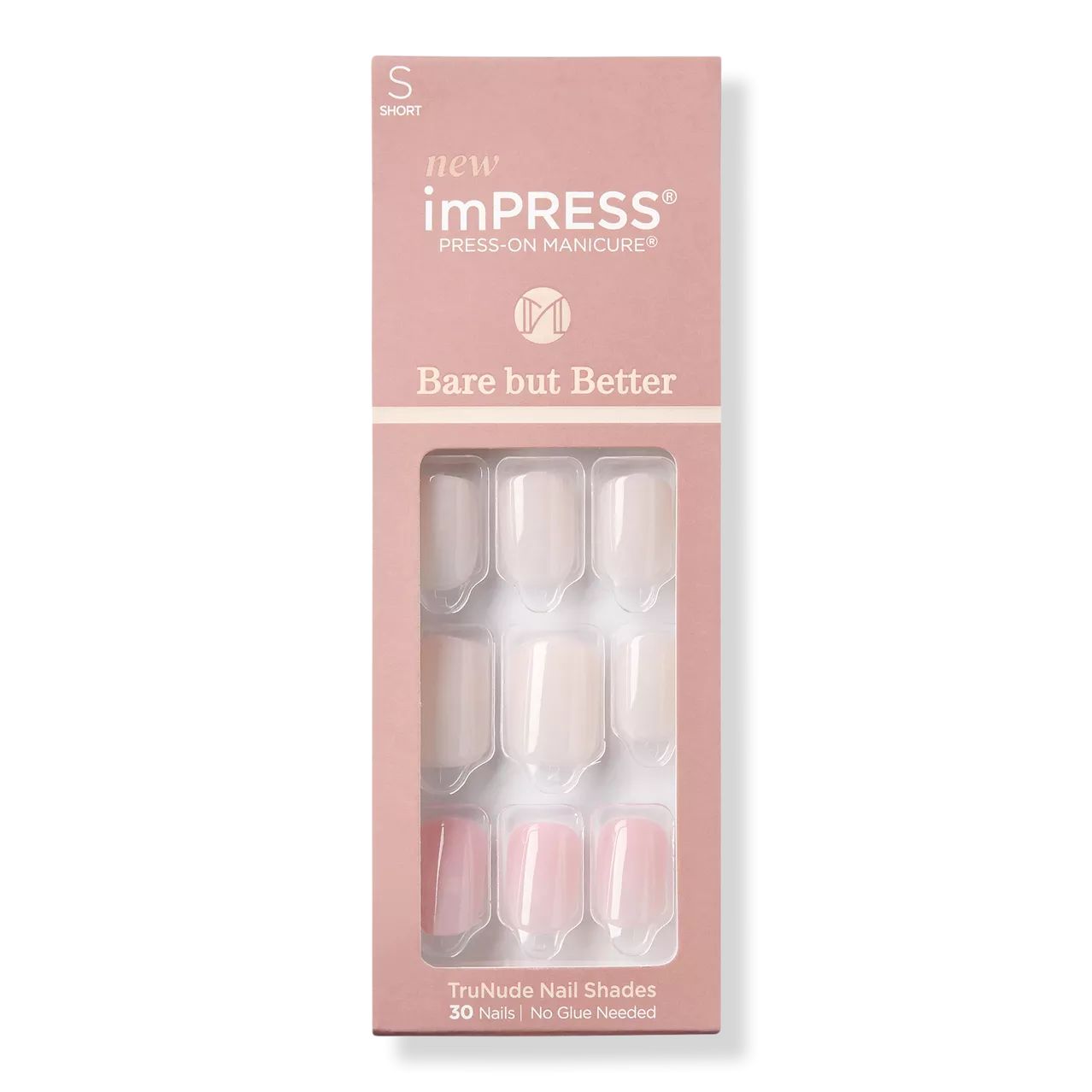 Effortless Finish imPRESS Bare but Better Press-On Manicure | Ulta