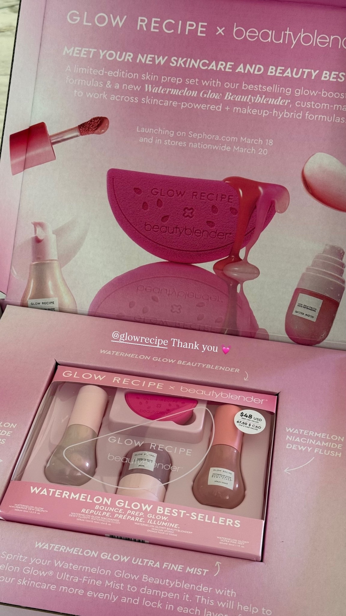 @glowrecipe Thank you 💓 @beautyblender