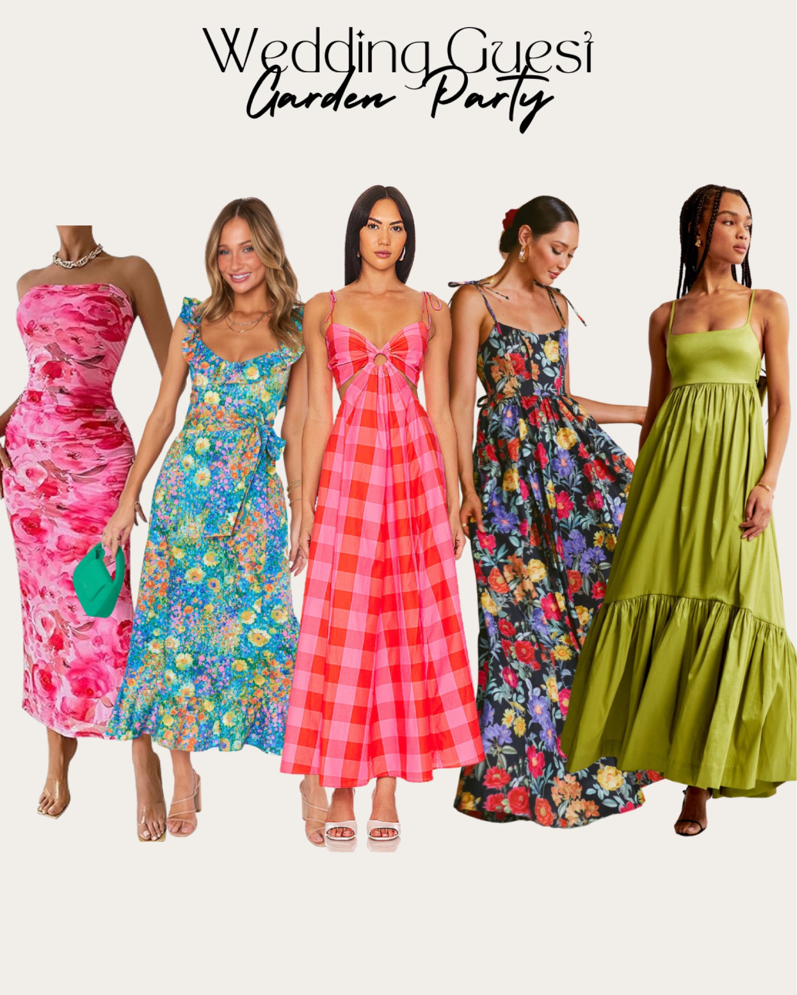 Wedding Guest Dresses for a Garden party wedding! 

#LTKFindsUnder100 #LTKStyleTip #LTKMidsize