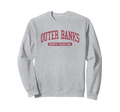 Vintage Outer Banks OBX Carolina retro varsity throwback Sweatshirt | Amazon (US)