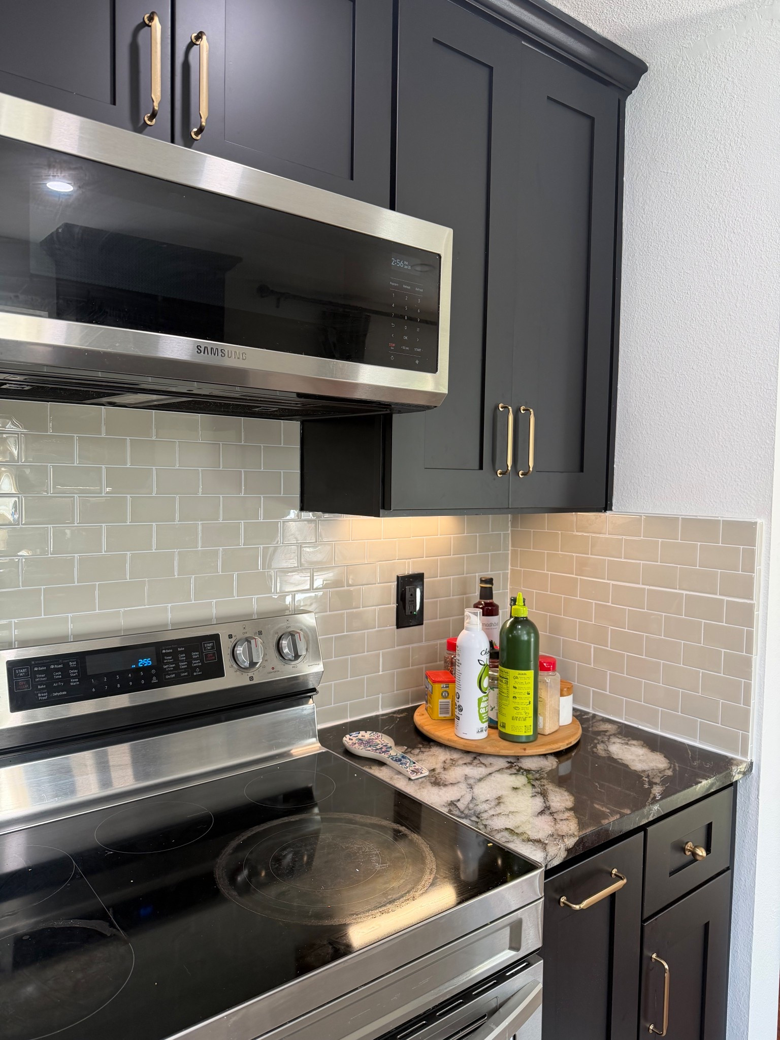 easiest DIY that made the biggest change to our kitchen. I ended up using some grout in the cracks you could see but otherwise, not super messy at all 

#LTKdayinmylife #LTKHome