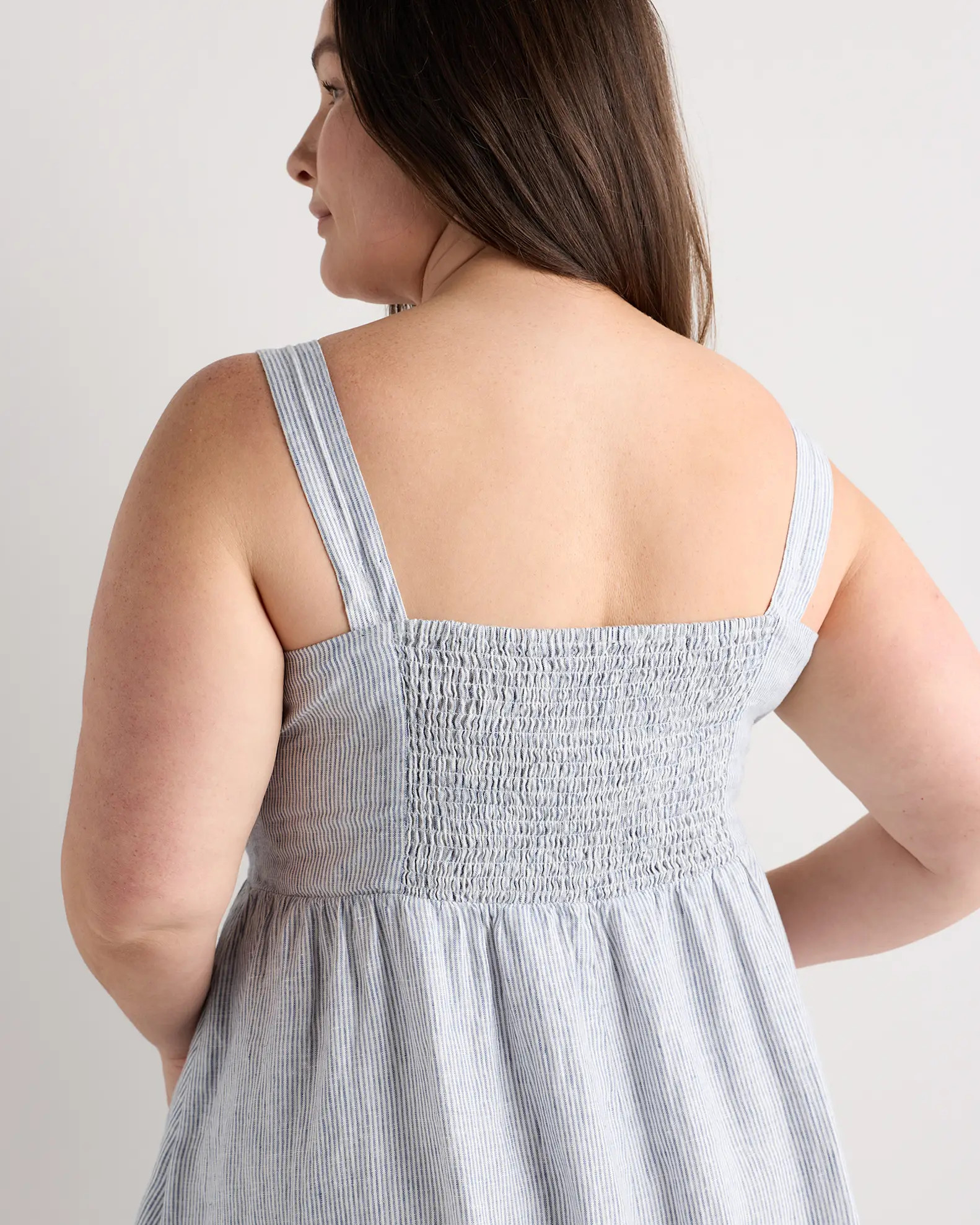 100% European Linen Fit & Flare Midi Dress | Quince