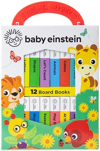 Baby Einstein - My First Library Board Book Block 12-Book Set - First Words, Alphabet, Numbers, a... | Amazon (US)