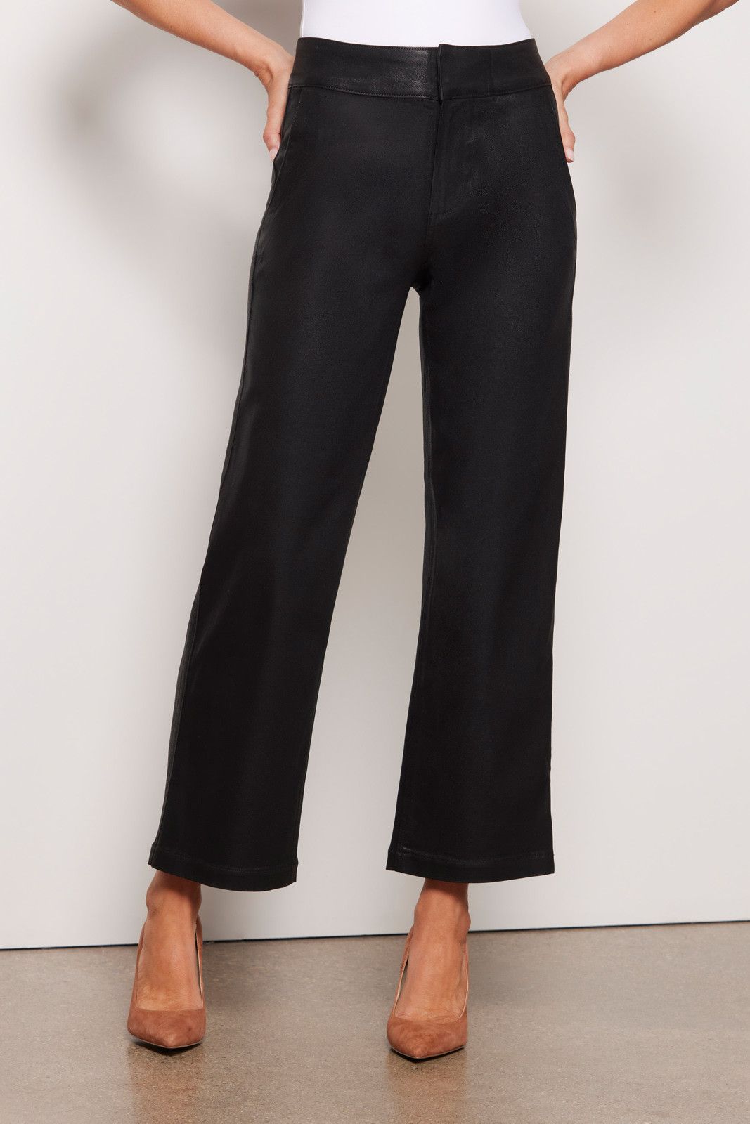 PAIGE Coated Nellie Trouser | EVEREVE | Evereve