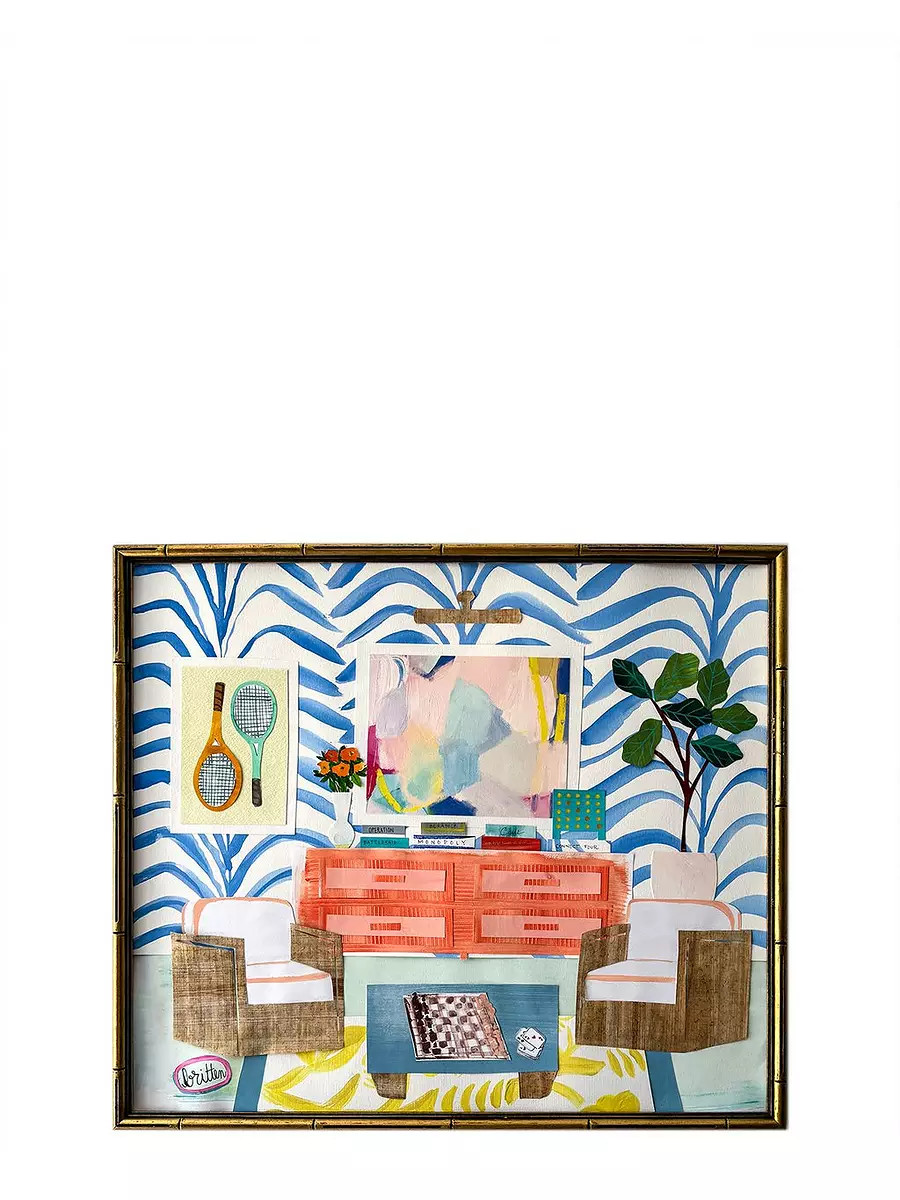 "Checkmate" by Meg Britten | Serena and Lily