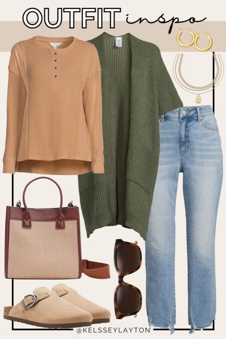 Outfit idea, Walmart outfit, Walmart fashion, time and tru, head to toe Walmart outfit, clogs, fall style 

#LTKstyletip #LTKSeasonal #LTKfindsunder50