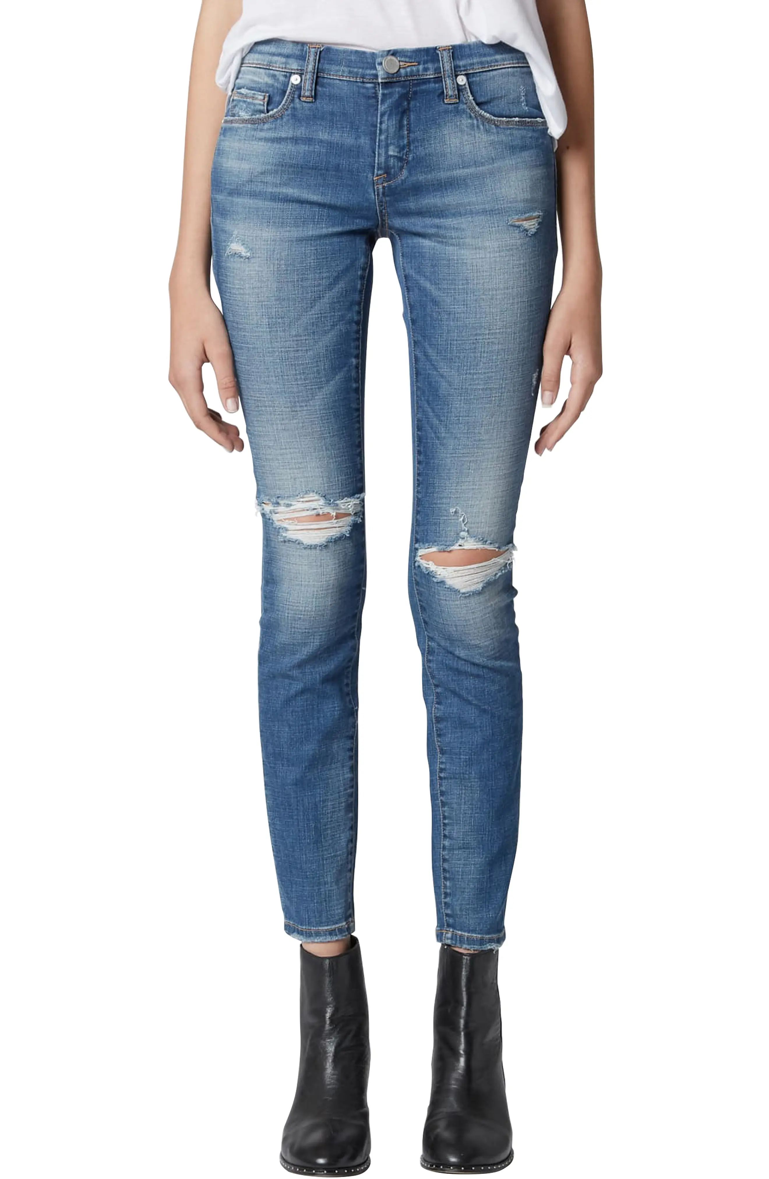 BLANKNYC The Reade Ripped Skinny Jeans (Around Town) | Nordstrom