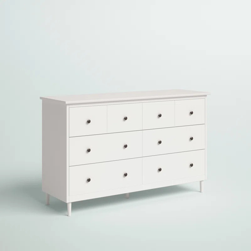 Lafever 6 Drawer 57" W Double Dresser | Wayfair North America