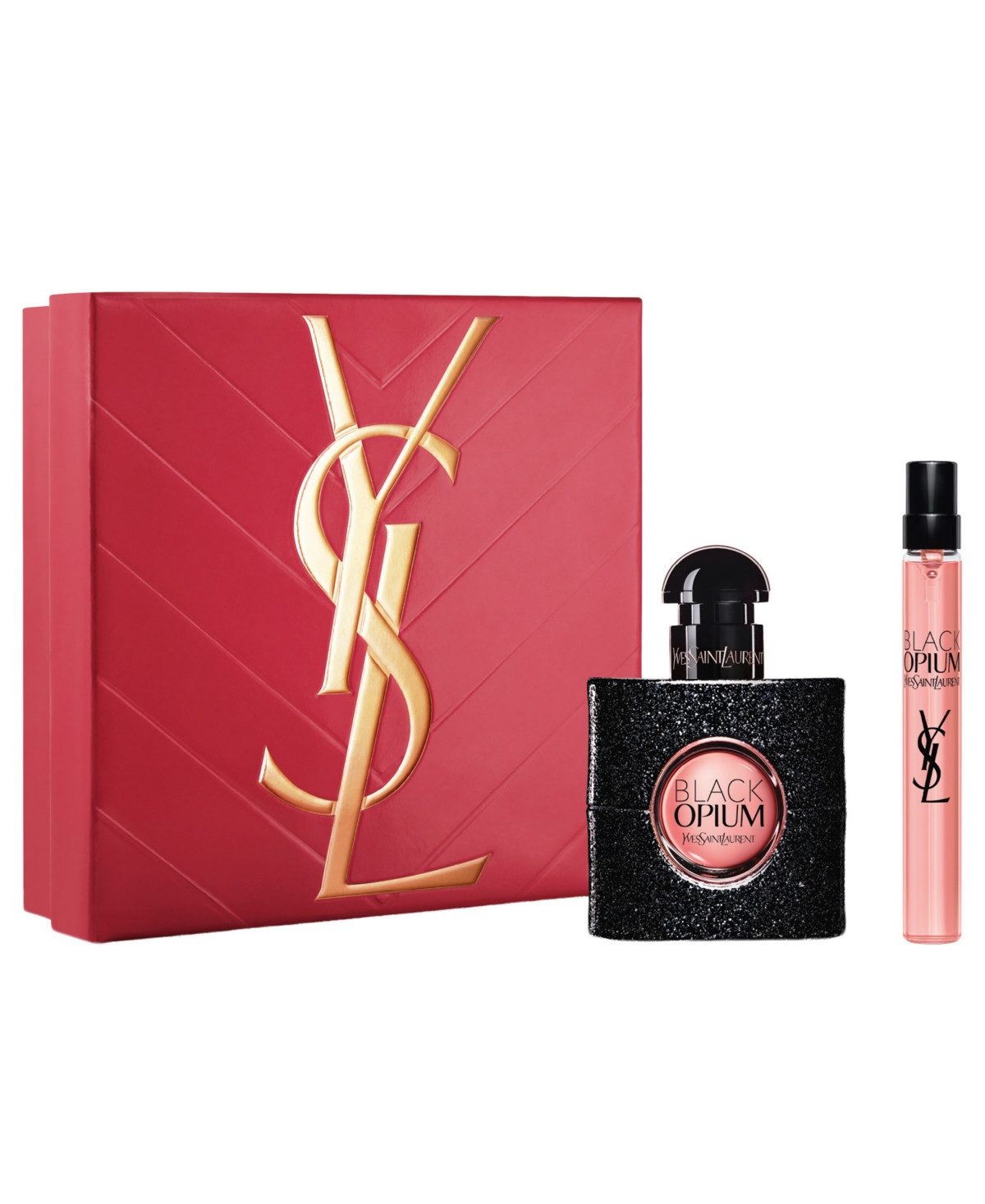 Yves Saint Laurent 2-Pc. Black Opium Eau de Parfum Travel Gift Set Duo | Macy's