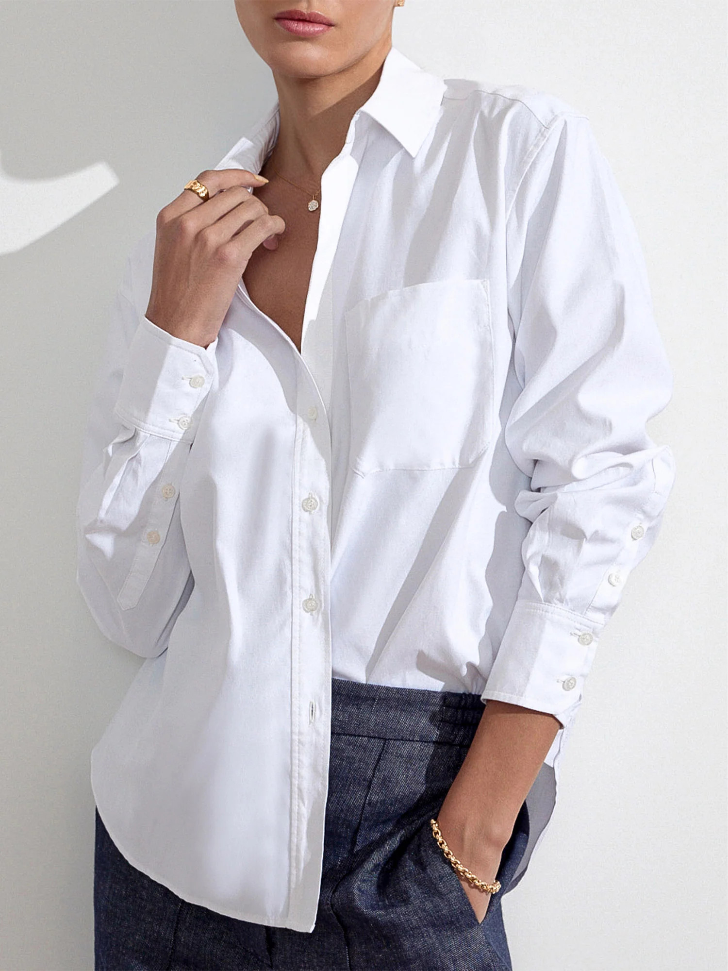 Brochu Walker | Everyday Shirt In Salt White | Brochu Walker