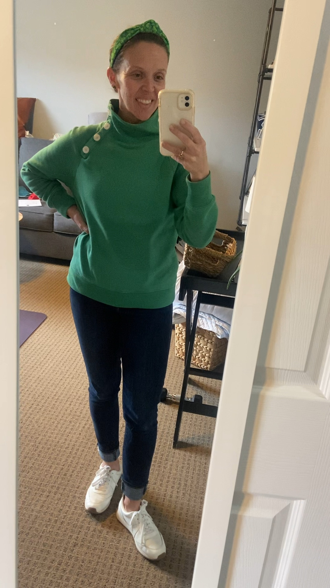 St. Patrick's Day Outfit - button up extra on sale at $29 

#LTKstyletip #greensweatshirt #stpats #stpatricksday #shamrockheadband #stpatsheadband #jcrewfactory #salefinds #under10 #budgetfriendly #budgetfinds #under30 #LTKU #LTKover40 #green 

#LTKSeasonal #LTKfindsunder50 #LTKVideo