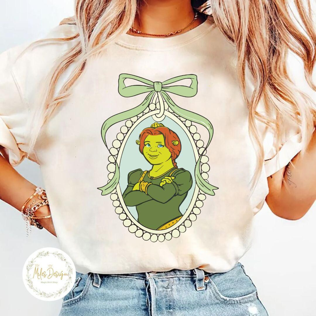 Coquette Bow Shrek shirt, Fiona Baby Tee Crop Tank, Shrek Can't Today I'm Swamped Shirt, Princess... | Etsy (US)
