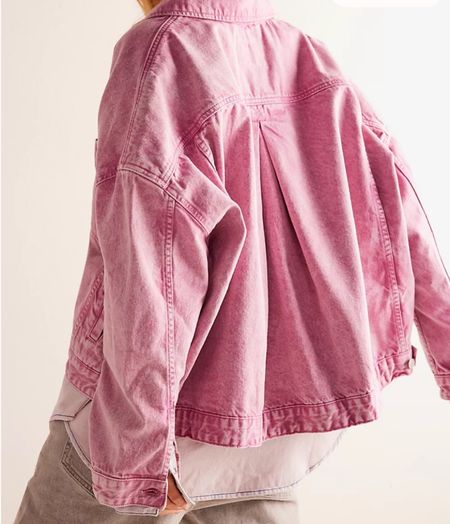 Pink denim jacket 😍

#LTKfindsunder100 #LTKstyletip #LTKfindsunder50