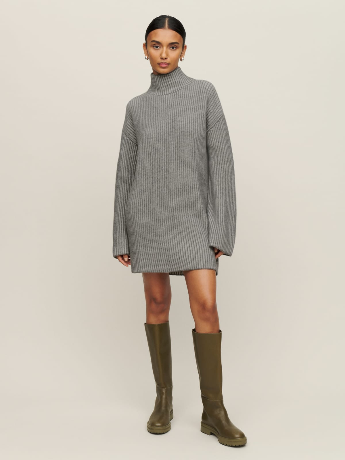 Zucca Regenerative Wool Sweater Dress | Reformation (Global)