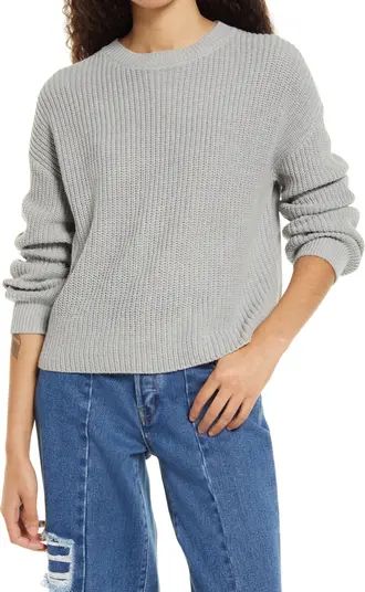 Cleo Crop Crewneck Sweater | Nordstrom