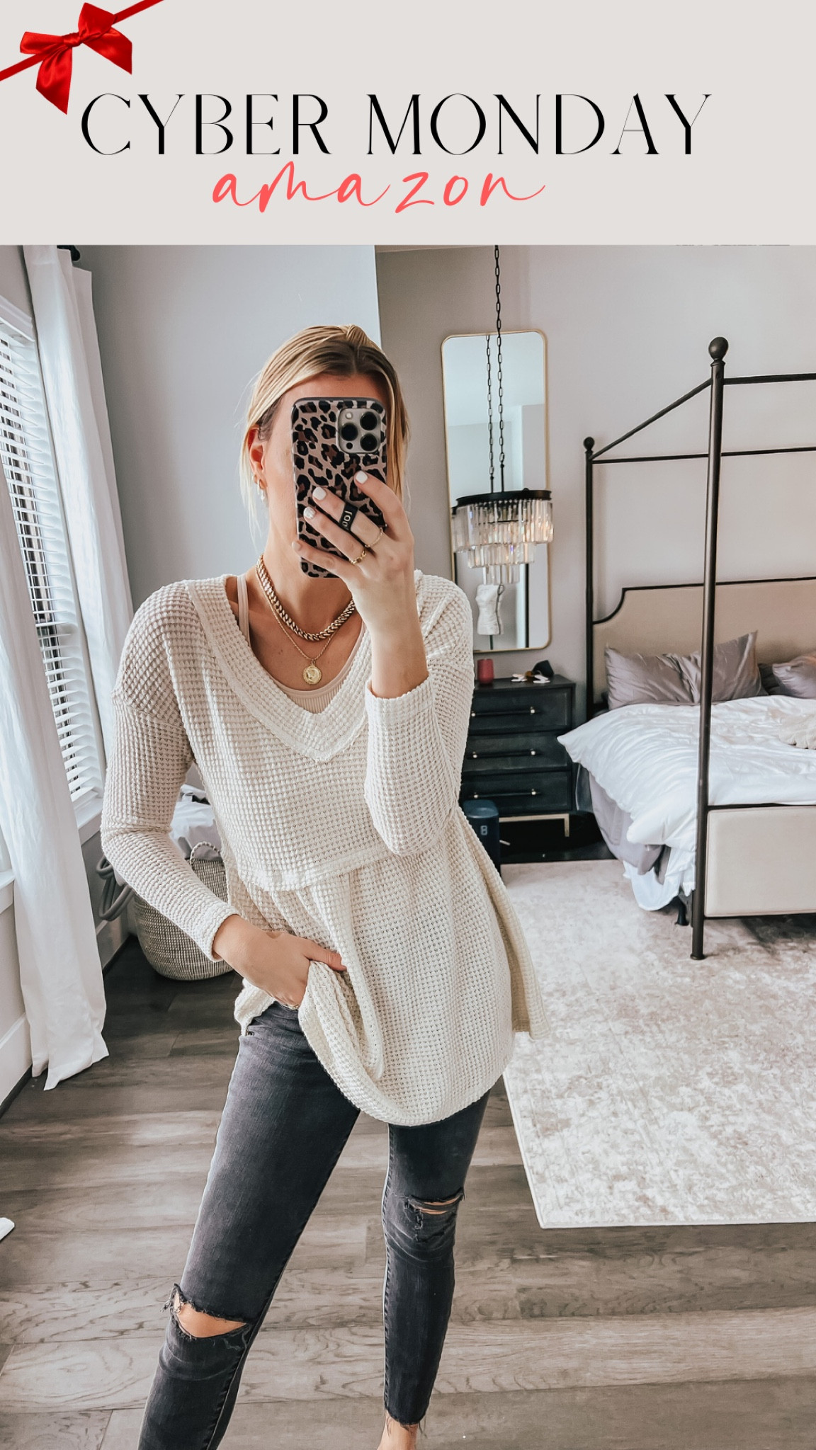 Free People look for less top! #founditonamazon Fits tts, wearing a small 

#LTKGiftGuide #LTKCyberweek #LTKHoliday