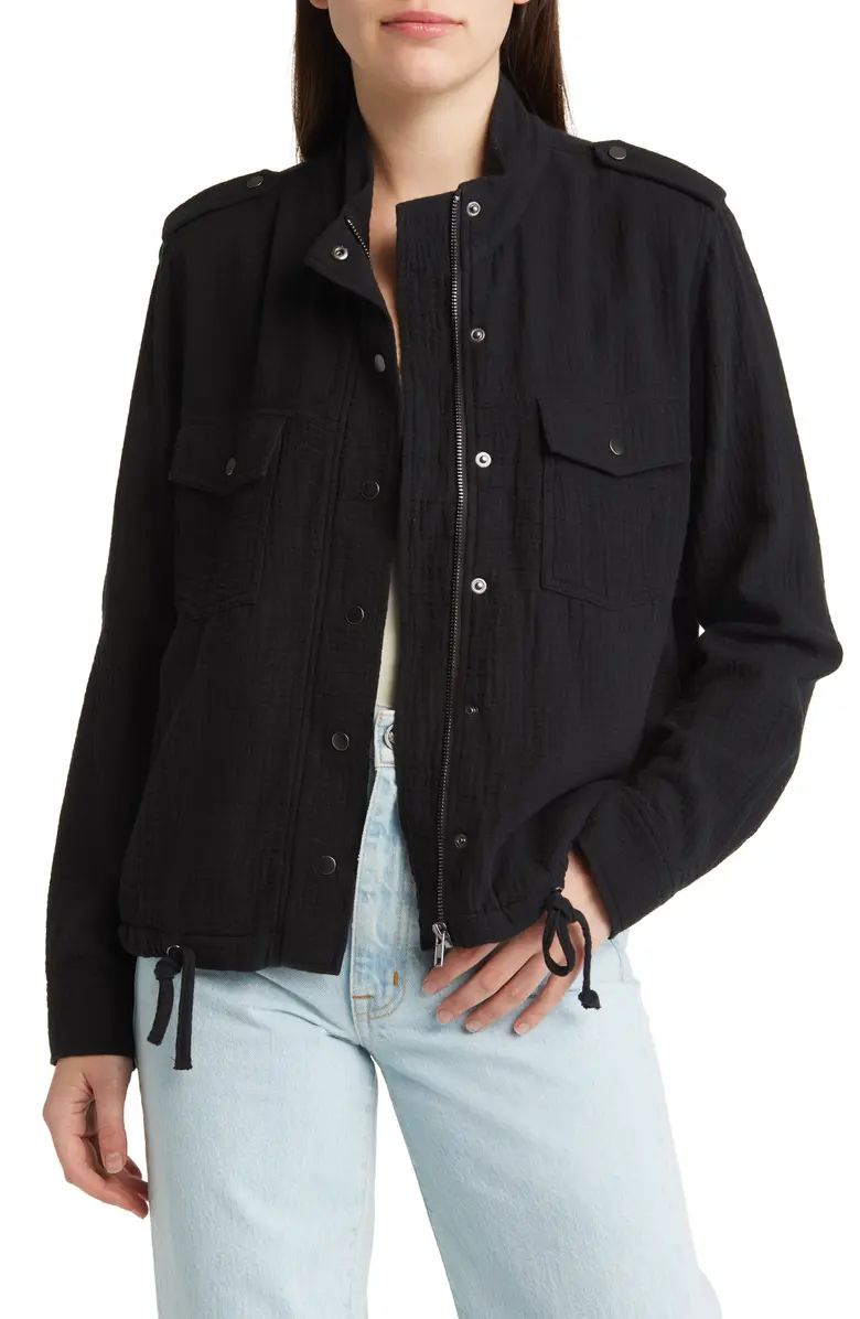 Collins Organic Cotton Military Jacket | Nordstrom