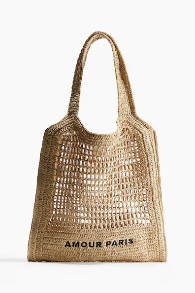 Straw tote bag | H&M (UK, MY, IN, SG, PH, TW, HK)
