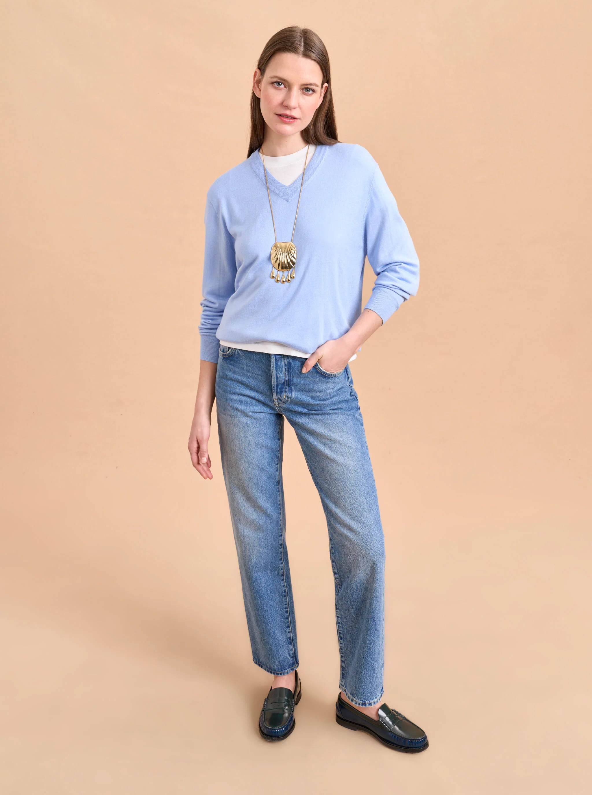 Ben V Neck Sweater | La Ligne