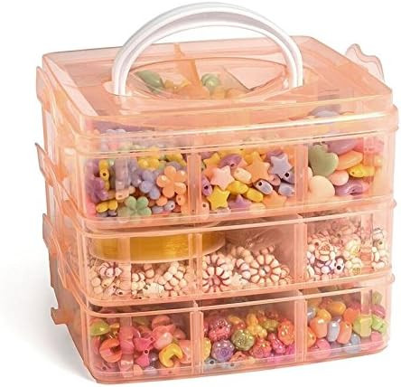 Ultimate Jewelry Making Bead Kit - Includes Storage Box and Over 1000 Beads - Gift for Girls | Amazon (US)