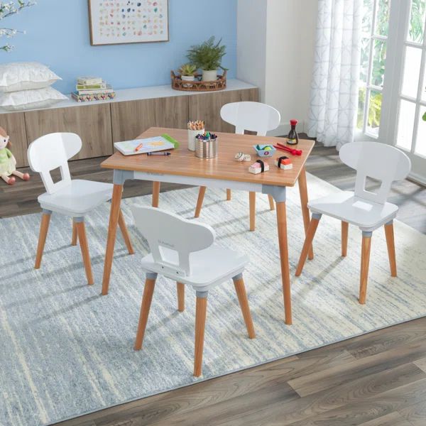 Kids 5 Piece Play Table and Chair Set | Wayfair North America