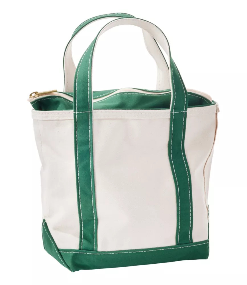 Boat and Tote, Zip-Top Dark Green Long, Canvas/Nylon L.L.Bean | L.L. Bean