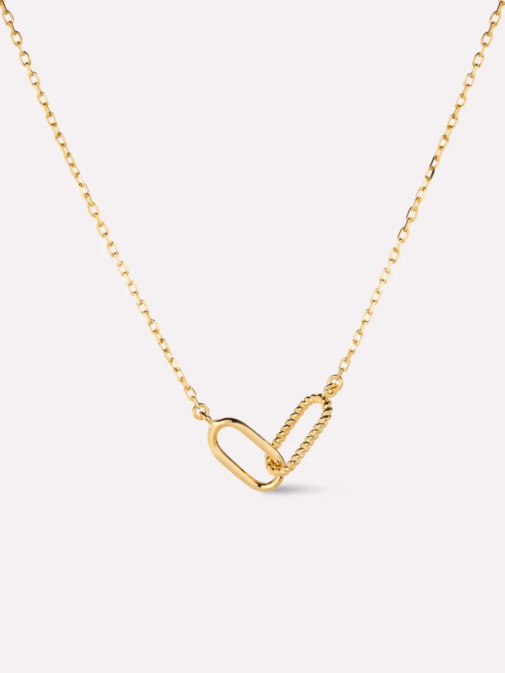 Gold Twisted Link Necklace | Ana Luisa