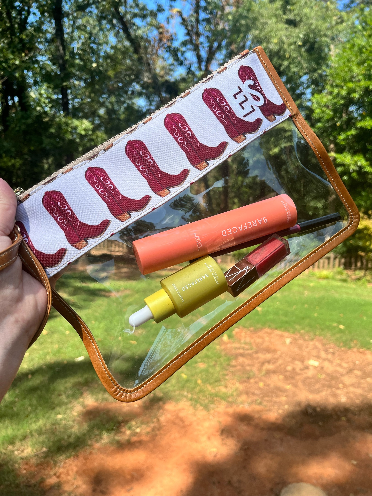 Yes! It’s the perfect Game Day wristlet but when I travel it holds my barefaced regimen! 


#LTKbeauty