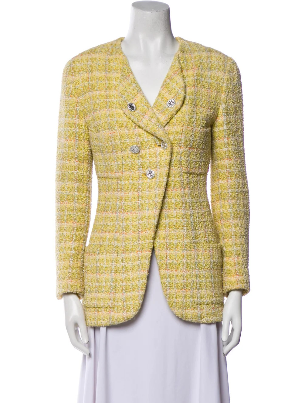 Chanel Vintage 1994 Blazer - Yellow Jackets, Clothing - CHA1366570 | The RealReal | The RealReal