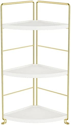 3-Tier Kitchen Spice Rack, Standing Rack,Triangle Bathroom Countertop Storage Shelf,Cosmetic Organiz | Amazon (US)