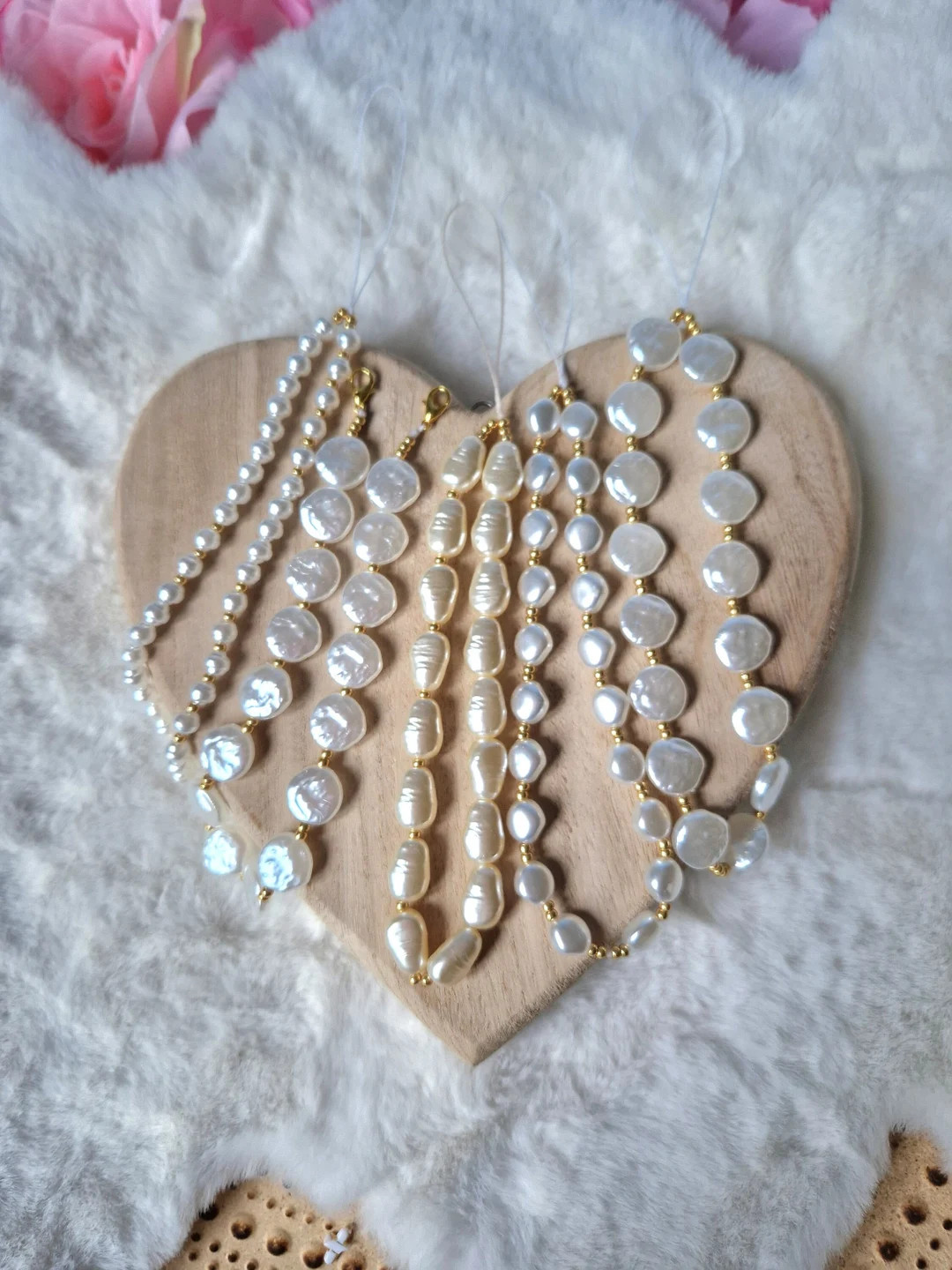 Phone Charm With Pearls, Custom Phone Charm, Pearly Phone Charm, Beaded Phone Charm With Name Gif... | Etsy (US)