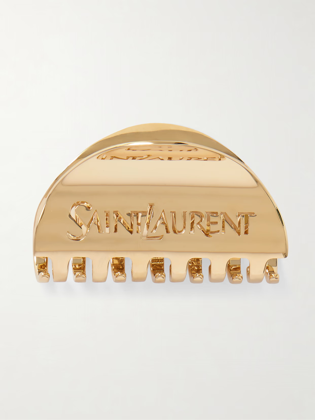 SAINT LAURENT - Gold-tone Hair Clip - One size | NET-A-PORTER (US)