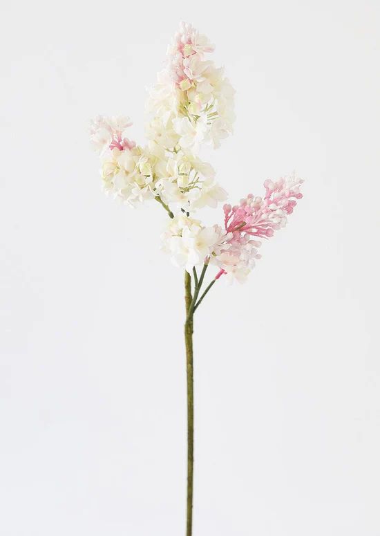 Pink Cream Artificial Lilac Flower - 25 | Afloral (US)