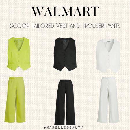 Walmart Scoop Tailored Vest and Trouser Pants

#LTKplussize #LTKSeasonal #LTKfindsunder100