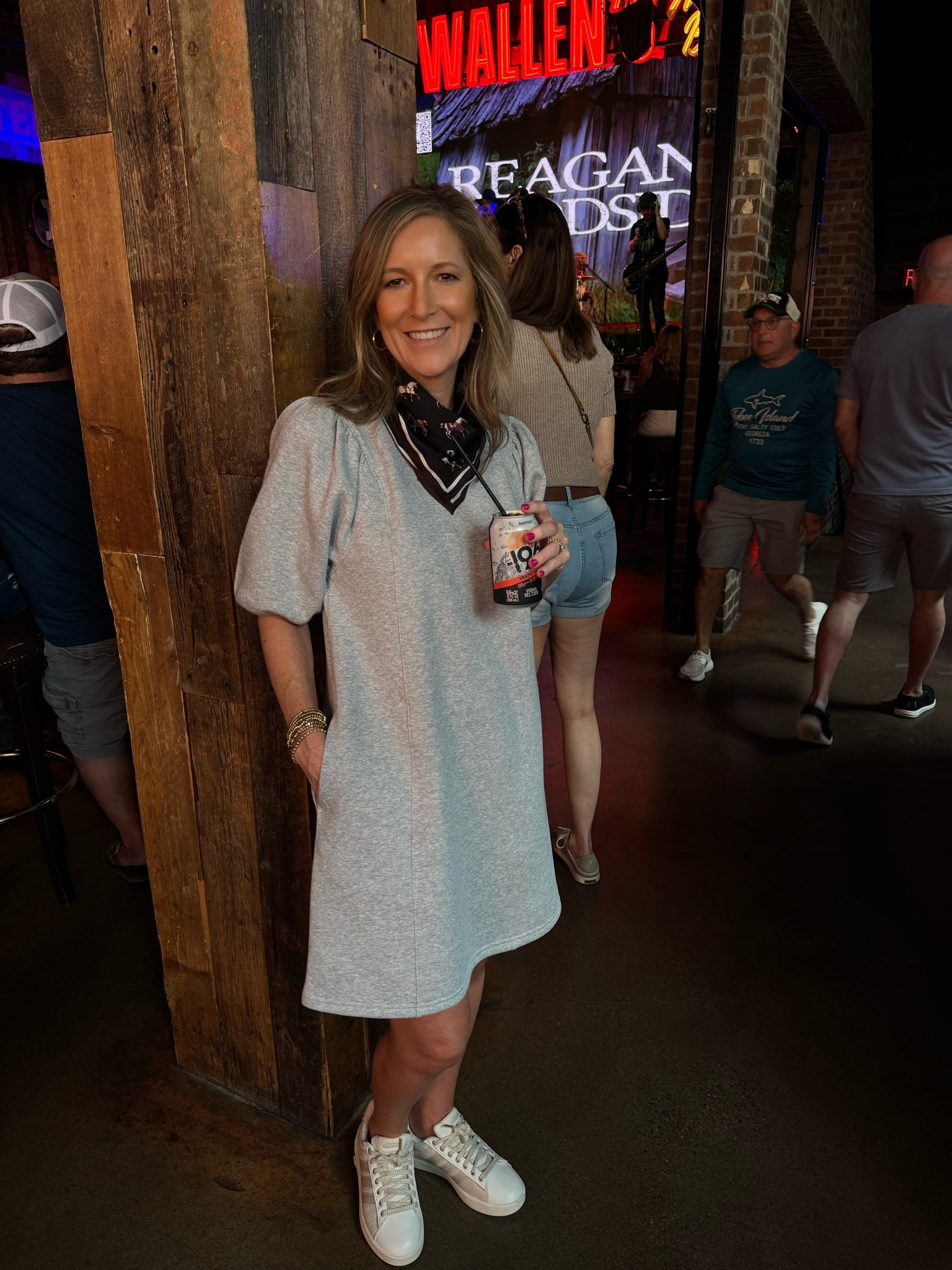 This is the only Nashville outfit I snapped a pic of. Comfy fit for day drinking your way through Nashville!  Runs a little big. I’m wearing a Small and it could still use a bit of shrinking 😆

#LTKOver40 #LTKootd
