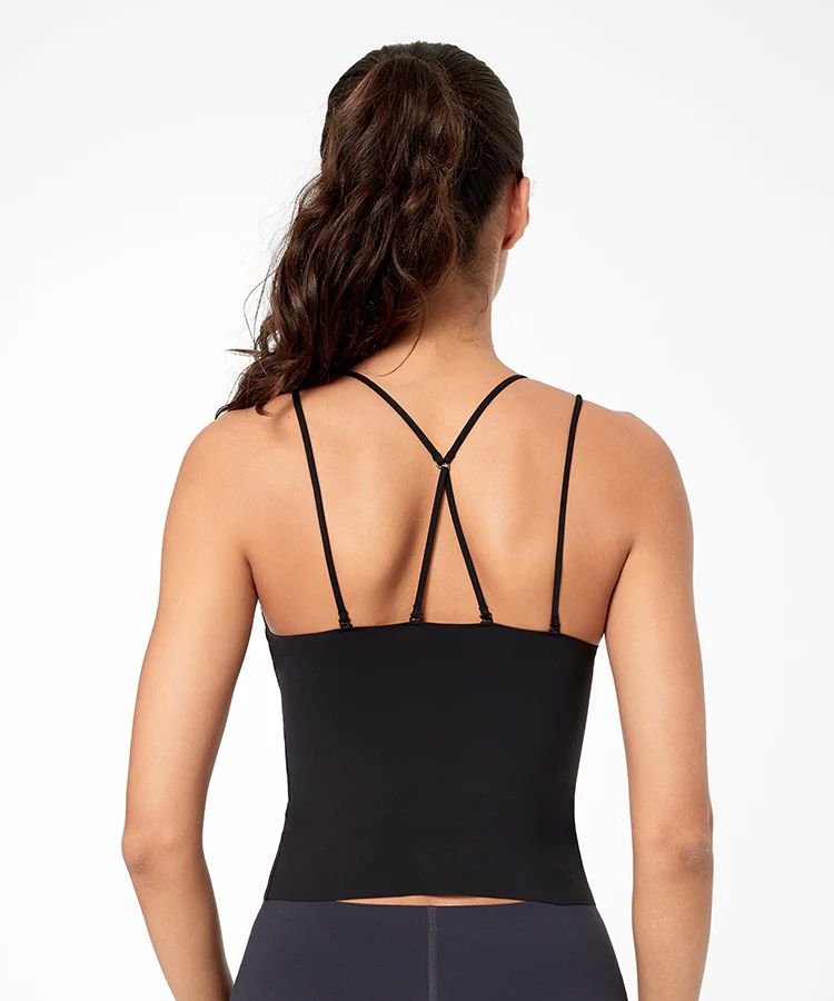 Shift Strappy Fitted Padded Cami Tank | Women's Sports Tank | Yvette