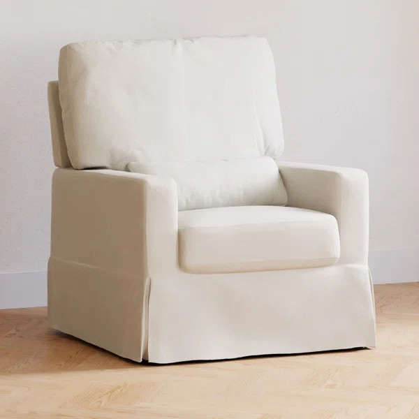 Crawford Upholstered Swivel Glider | Wayfair North America