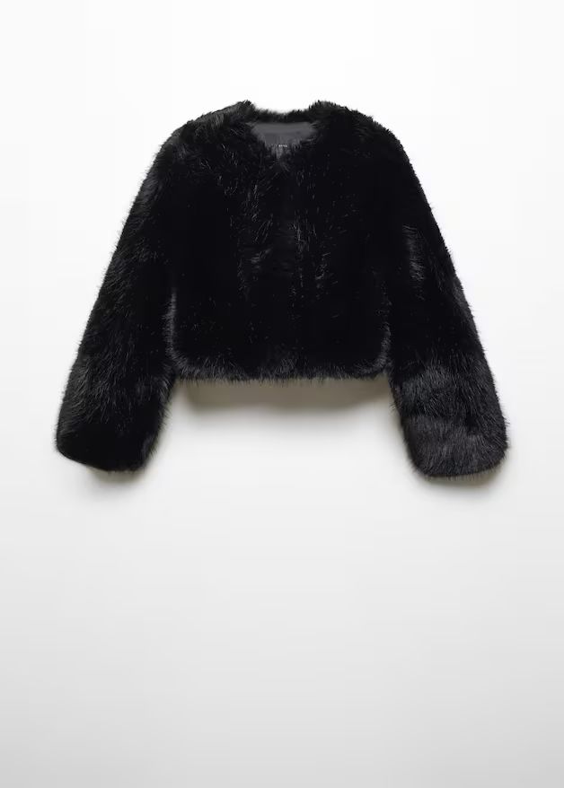 Fur effect jacket | MANGO (US)