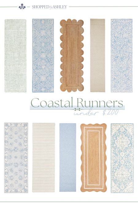 Budget friendly rug runners perfect for kitchens, entryways, bathrooms etc! 

Coastal rugs, coastal runners, blue and white rug, neutral rug, Ralph Lauren rug, outdoor rug, Grandmillennial 

#LTKhome #LTKstyletip