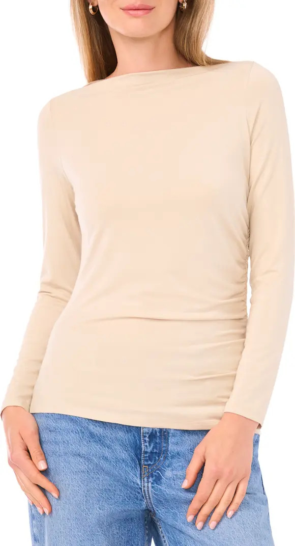 Halogen® Boat Neck Long Sleeve Top | Nordstromrack | Nordstrom Rack