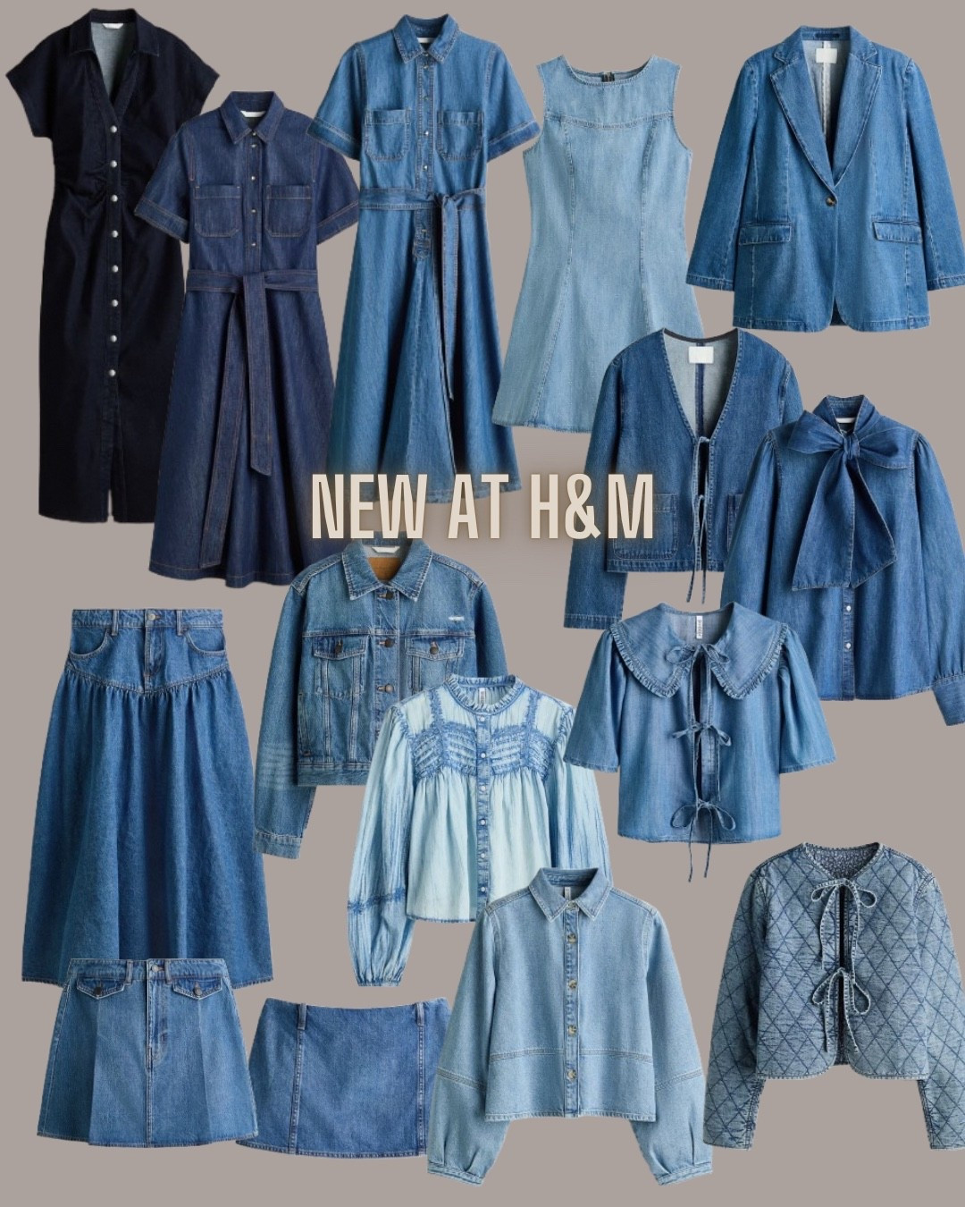 Spring denim is here 😍

H&M fashion
Denim skirt
Denim dress
Denim top
Denim jacket
