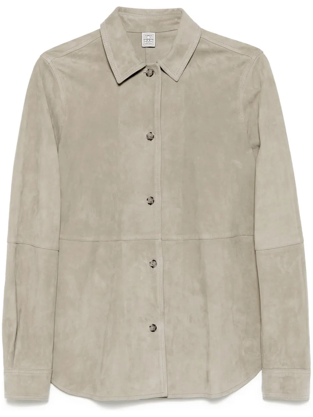 TOTEMEsuede shirt | Farfetch Global