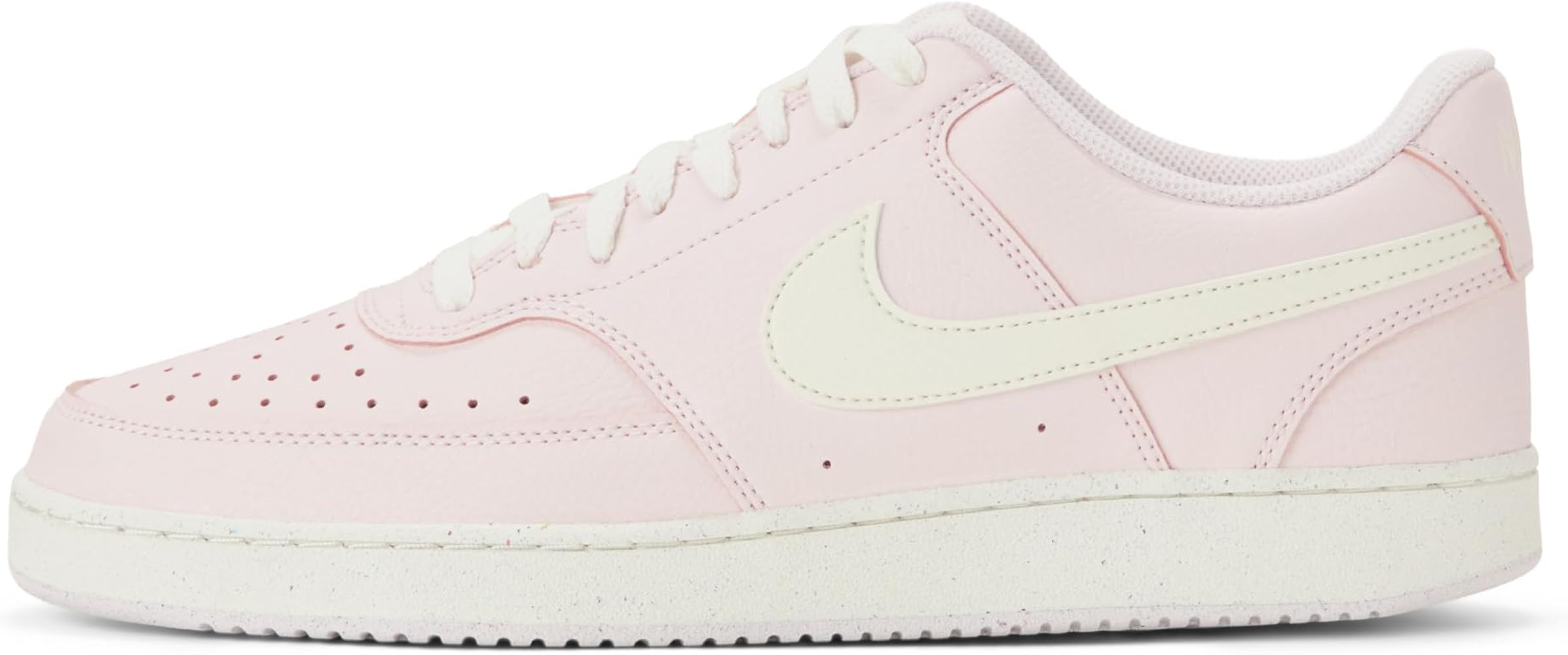 Amazon.com | Nike Women's Court Vision Low Next Nature Shoes, Pearl Pink/Sail, 9 | Fashion Sneake... | Amazon (US)