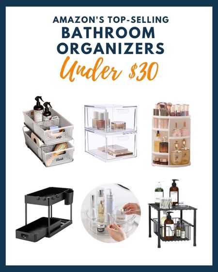 We love getting organized so we sourced some of Amazon’s top-selling bathroom organizers to save you space AND money! All of these are under $30 SHIPPED!!! 🔥🫶🏼 Which one will you be buying? 

#LTKbeauty #LTKhome #LTKunder50