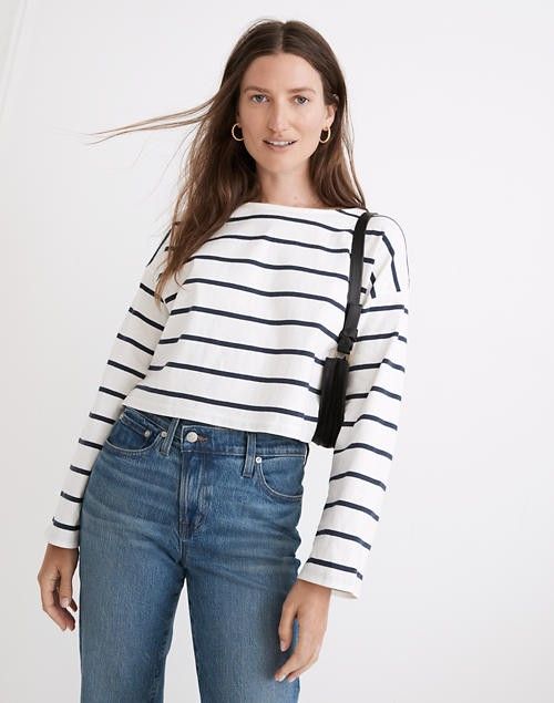 Supercrop Long-Sleeve Tee - Madewell | Madewell